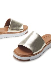 Moda in Pelle Kanzan Einband-Slipper auf niedrigen Keilabsatzschuhen - Bild 4 von 4