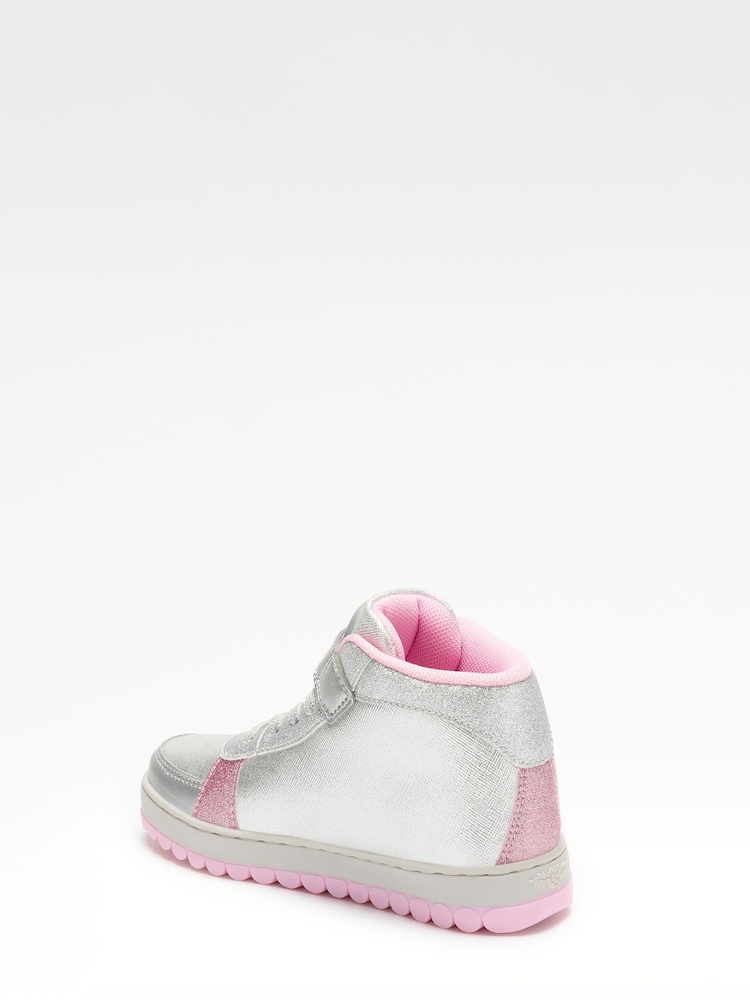 Lelli Kelly Bear Hi Top Silver Trainers - Image 2 of 5