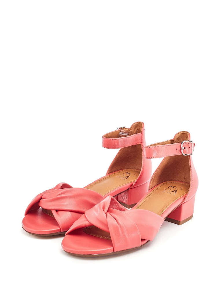Orange - Moda in Pelle Macadamia Low Heel Ankle Strap Leather Sandals - Bild 2 von 4 Orange - Moda in Pelle Macadamia Low Heel Ankle Strap Leather Sandals - Bild 2 von 4