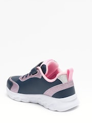 Lelli Kelly Navy Sparkly Unicorn Hi Top Trainers with Adjustable Strap - Image 2 of 5