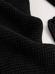 Schwarz - Bobble Hat, Scarf And Gloves Set 3 Piece - Bild 4 von 4