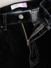 Black Hourglass N. Premium Flocked Comfort Stretch Denim Barrel Jeans - Image 8 of 9