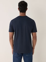BOSS Blue Regular Fit Graphic Print T-Shirt - Image 2 of 5