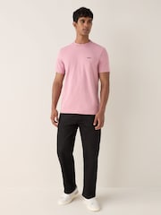 BOSS Pink Regular Fit Logo T-Shirt - Image 2 of 6