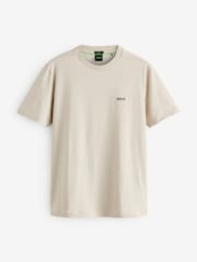 BOSS Natural Regular Fit Logo T-Shirt - Image 1 of 1