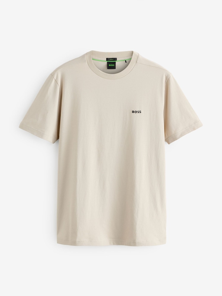 BOSS Natural Regular Fit Logo T-Shirt - Image 1 of 1