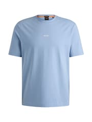 BOSS Blue Relaxed Fit TChup Logo T-Shirt - Image 1 of 1