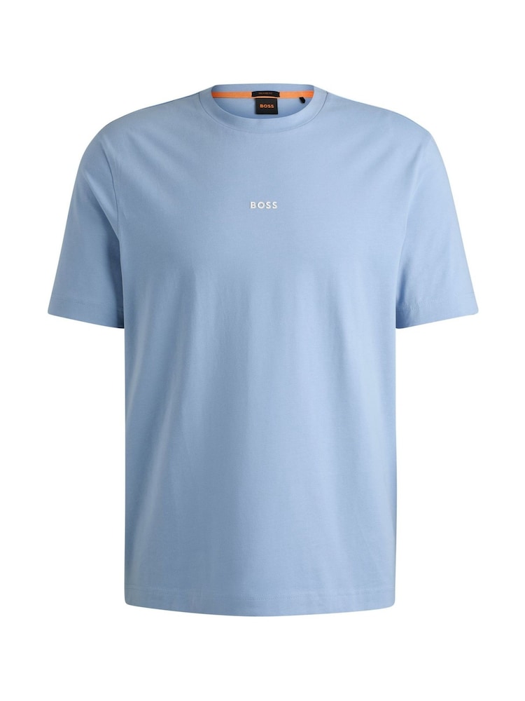 BOSS Blue Relaxed Fit TChup Logo T-Shirt - Image 1 of 1