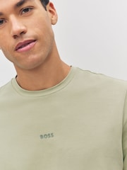 BOSS Green Relaxed Fit TChup Logo T-Shirt - Image 4 of 6
