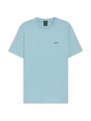 BOSS Blue Light Wash Regular Fit Logo T-Shirt - Image 1 of 1