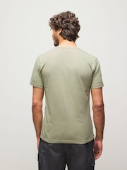BOSS Light Green Tales Relaxed Fit Logo T-Shirt - Image 3 of 6