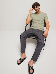 BOSS Light Green Tales Relaxed Fit Logo T-Shirt - Image 4 of 6