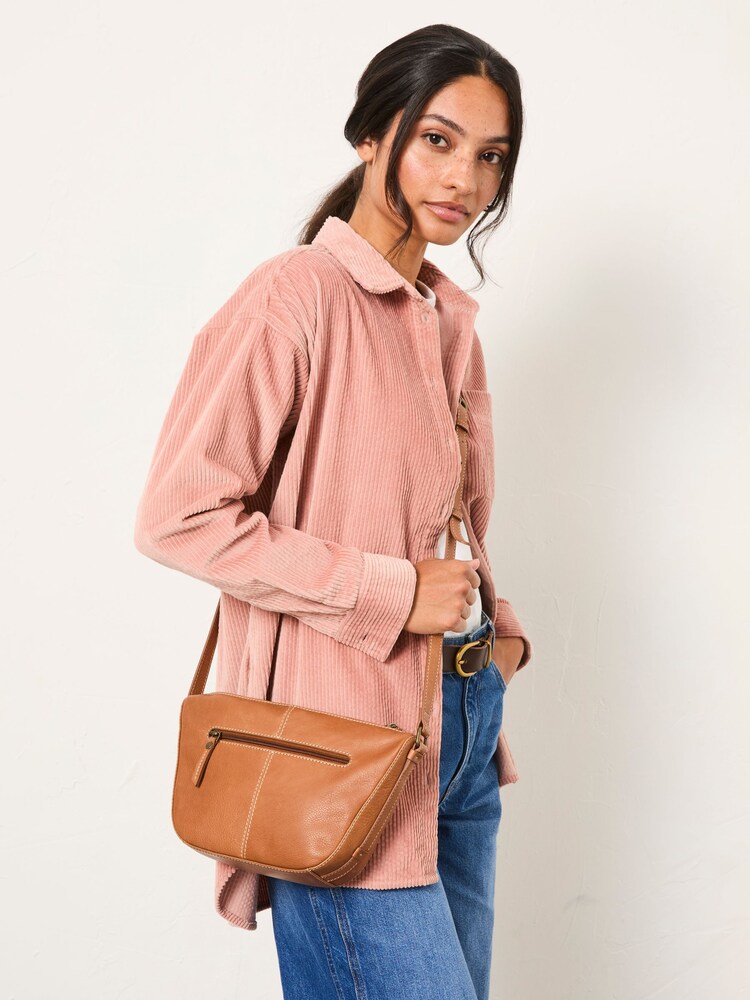 FatFace Tan Brown Sling Crossbody Bag - Image 1 of 5