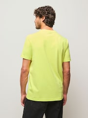 BOSS Green/Lime Regular Fit Logo T-Shirt - Image 3 of 5