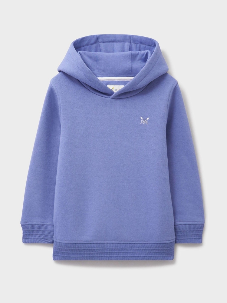 Crew Clothing Blue Crossed Oars Hoodie - Image 1 of 3 Crew Clothing Blue Crossed Oars Hoodie - Image 1 of 3