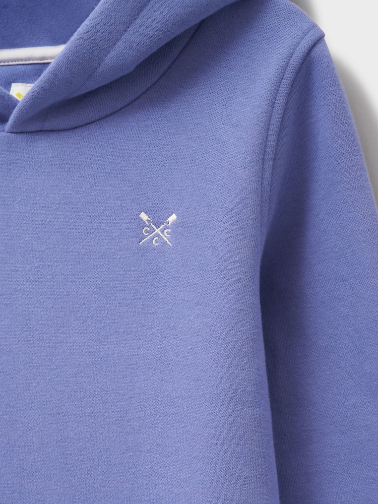 Crew Clothing Blue Crossed Oars Hoodie - Image 3 of 3