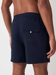 Crew Clothing Blue Swim Shorts - Image 4 of 5