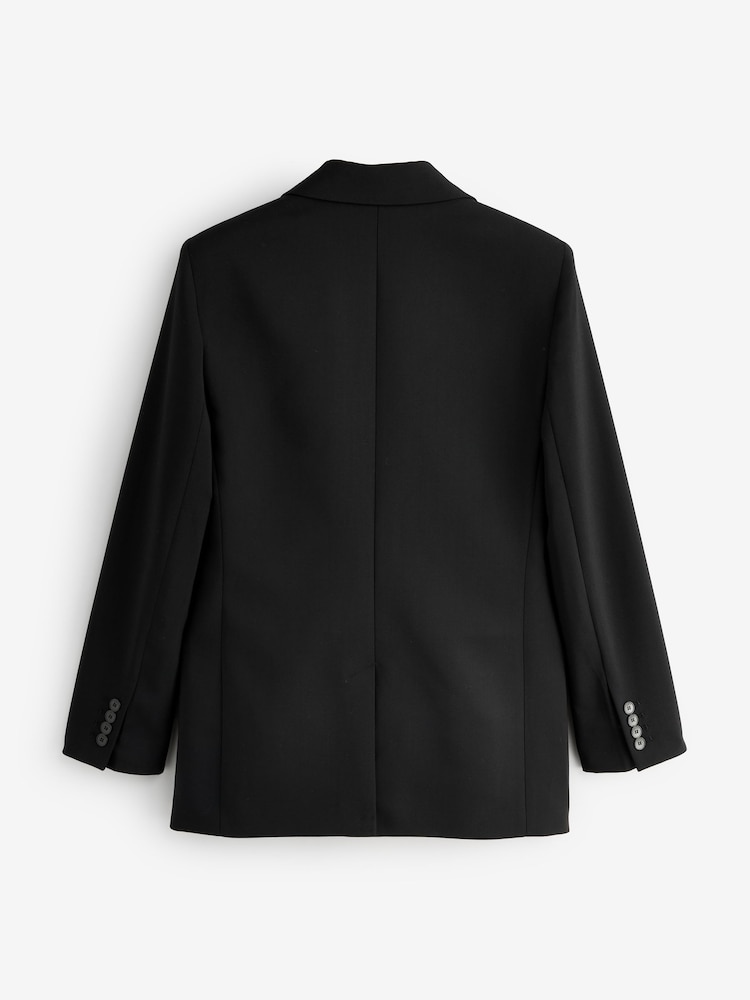 Joseph Black Jackie Tailor Wool Jacket - Image 2 of 5