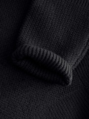 Joseph Black High Neck Long Sleeve Soft Wool Jumper - Image 4 of 5