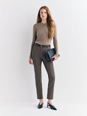 Joseph Brown RD Neck Long Sleeve Light Pure Cashmere Jumper - Image 2 of 7