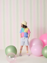 Crew Clothing Pink 100% Cotton Short Sleeve Harlequin Rugby Shirt - Image 2 of 9