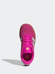 adidas Pink Court Trainers - Image 5 of 8