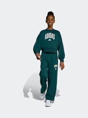 adidas Green Essentials Collegiate Kids Sweatshirt - Image 3 of 4