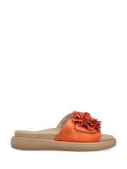 Rieker Womens Orange Hook & Loop Shoes - Image 2 of 7