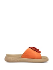 Rieker Womens Orange Hook & Loop Shoes - Image 3 of 7