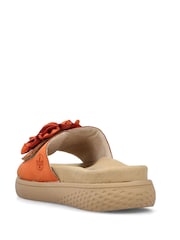 Rieker Womens Orange Hook & Loop Shoes - Image 4 of 7