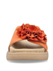 Rieker Womens Orange Hook & Loop Shoes - Image 5 of 7