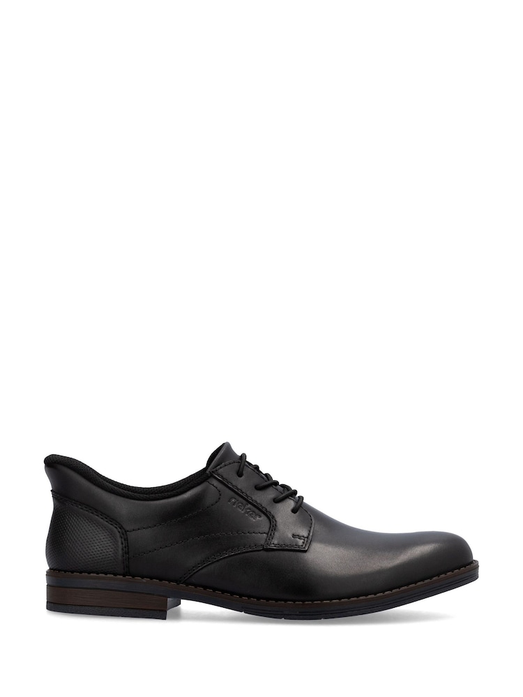 Rieker Mens Elasticated Black Shoes - Image 2 of 6