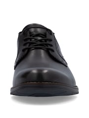 Rieker Mens Elasticated Black Shoes - Image 4 of 6