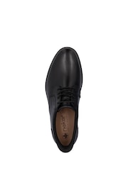Rieker Mens Elasticated Black Shoes - Image 5 of 6