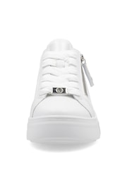 Rieker Womens Zipper Sport White Shoes - Slika 3 iz 6