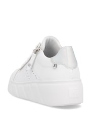 Rieker Womens Zipper Sport White Shoes - Slika 4 iz 6
