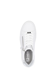Rieker Womens Zipper Sport White Shoes - Slika 5 iz 6