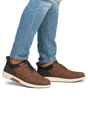 Rieker Mens Elasticated Brown Shoes - Image 2 of 6