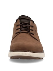 Rieker Mens Elasticated Brown Shoes - Image 4 of 6