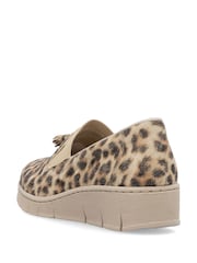 Rieker Womens Cream Elasticated Shoes - Image 4 of 6
