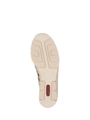 Rieker Womens Cream Elasticated Shoes - Image 6 of 6