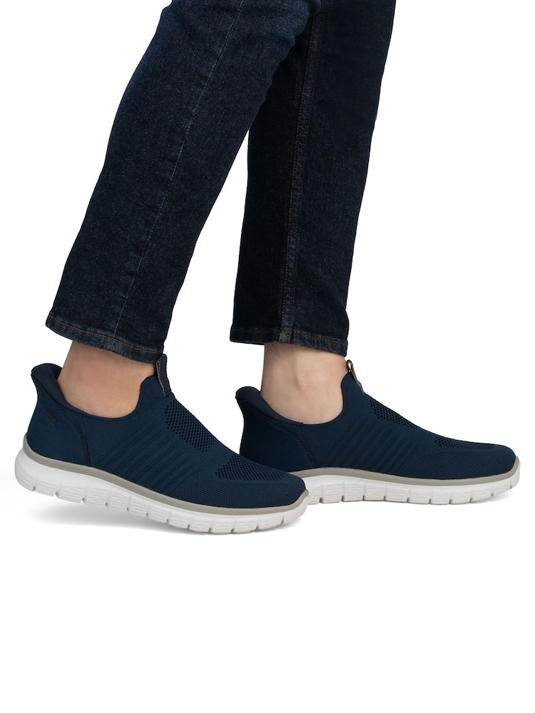 Rieker Mens Blue Shoes Elasticated - Image 1 of 6 Rieker Mens Blue Shoes Elasticated - Image 1 of 6