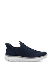 Rieker Mens Blue Shoes Elasticated - Image 2 of 6