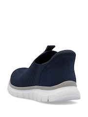 Rieker Mens Blue Shoes Elasticated - Image 4 of 6