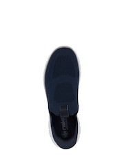 Rieker Mens Blue Shoes Elasticated - Image 5 of 6
