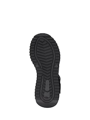 Rieker Womens Hook & Loop Sport Black Shoes - Image 5 of 7