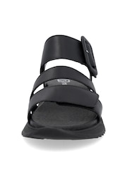 Rieker Womens Hook & Loop Sport Black Shoes - Image 7 of 7