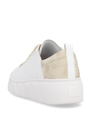 Rieker Womens Sport Lace-up White Shoes - Imagen 4 de 6