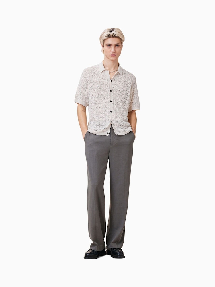 AllSaints White Loire Cardigan - Image 2 of 7 AllSaints White Loire Cardigan - Image 2 of 7