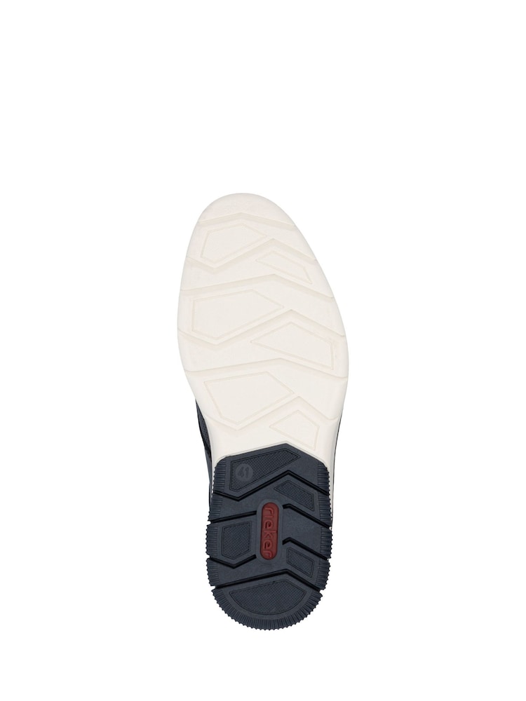 Rieker Mens Blue Shoes Elasticated - Image 6 of 6